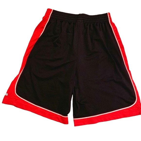 Adidas Red & Black‎ Athletic Shorts - Picture 4 of 4
